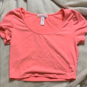 Pink crop top